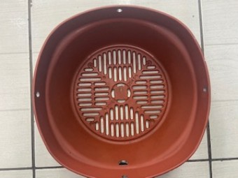 TAMPA DEFLETORA WEG 160 - W21 PARA MOTOR COM GRAXEIRA