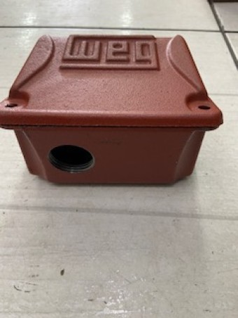 CAIXA DE LIGAÇÃO WEG CARCAÇA 112 E 132 - BITOLA DA ROSCA RWG 1 POLEGADA - W21 E W22