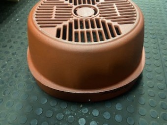 TAMPA DEFLETORA WEG 200 - W21 - PARA MOTOR SEM GRAXEIRA