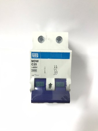 Disjuntor Bipolar MDW C25