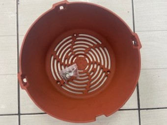 TAMPA DEFLETORA WEG 160 - W22 - Para Motor Sem Graxeira