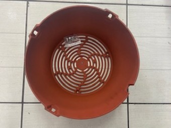 TAMPA DEFLETORA WEG 180 - W22 - PARA MOTOR SEM GRAXEIRA