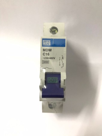 Disjuntor monopolar MDW-C16